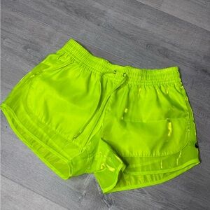 Nike Neon Green Women's Athletic Shorts